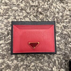Prada pink Card Holder